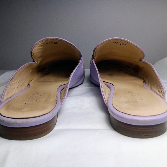 KATE SPADE NY LANA MULES LILAC LEATHER SZ 7.5 - Picture 10 of 16